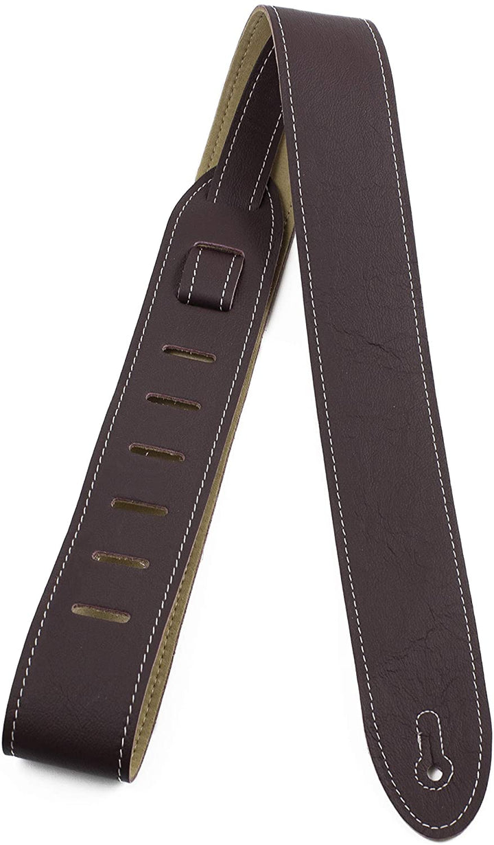 STRAP GUITAR GARMENT LEATHER PERRI'S LEATHERS 2" WIDE VARIOUS COLOURS by Faders Music Inc.