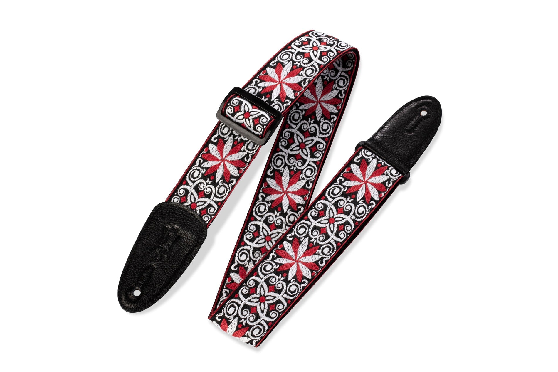 STRAP GUITAR LEVY’S 2″ 60’s Hootenanny Jacquard Weave With Polypropylene Backing, M8HT by Levy's Leathers