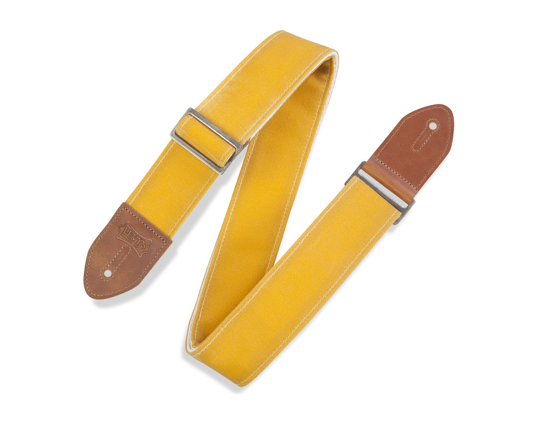 STRAP GUITAR LEVY’S 2" Traveler Waxed Canvas Guitar Strap with Cotton Backing by Levy's Leathers
