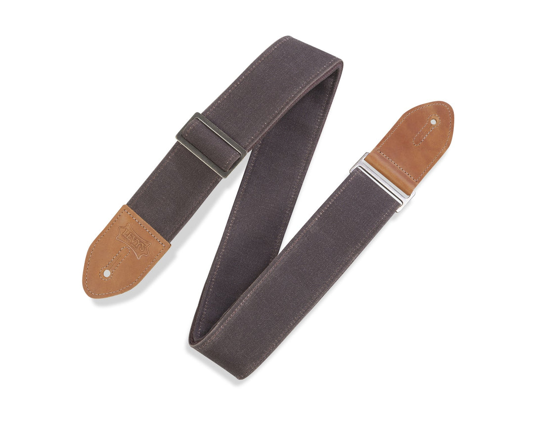 STRAP GUITAR LEVY’S 2" Traveler Waxed Canvas Guitar Strap with Cotton Backing by Levy's Leathers