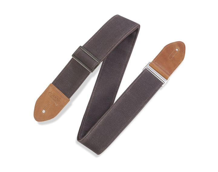 STRAP GUITAR LEVY’S 2" Traveler Waxed Canvas Guitar Strap with Cotton Backing by Levy's Leathers