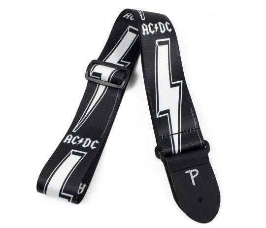 STRAP GUITAR POLYESTER AC/DC PERRI'S LEATHERS 2" WIDE by Faders Music Inc.