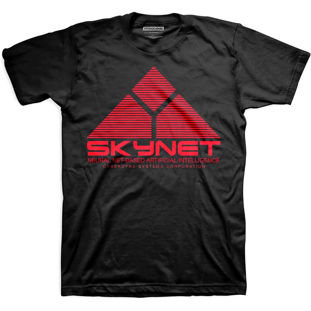 STUDIOCANAL UNISEX TEE: SKYNET LOGO by Rock Off Trade