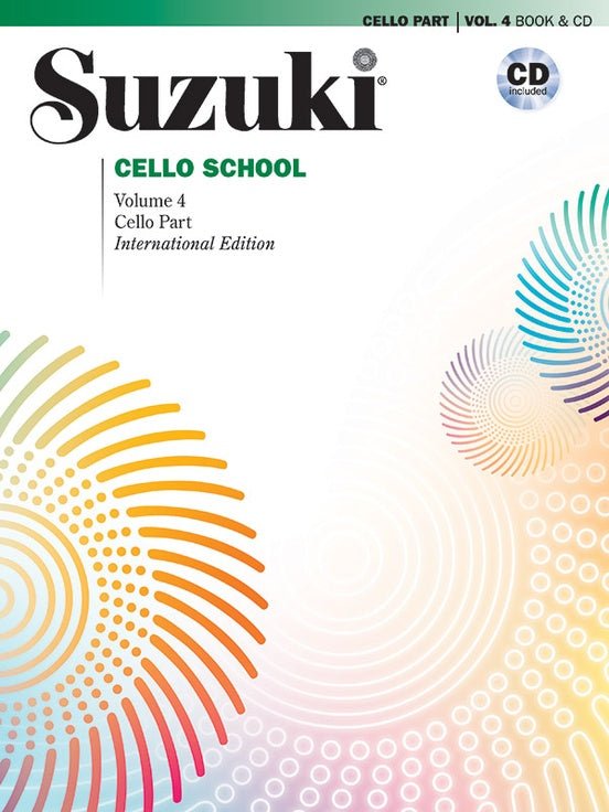 Suzuki Cello School - Volume 4 with CD - International Edition by Alfred Publishing