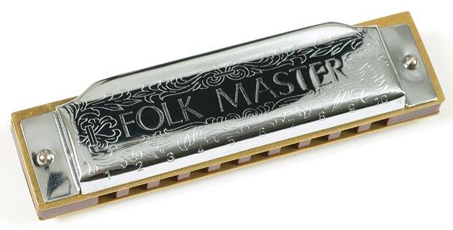 Suzuki Folkmaster 10 Hole Diatonic Harmonica by Faders Music Inc.