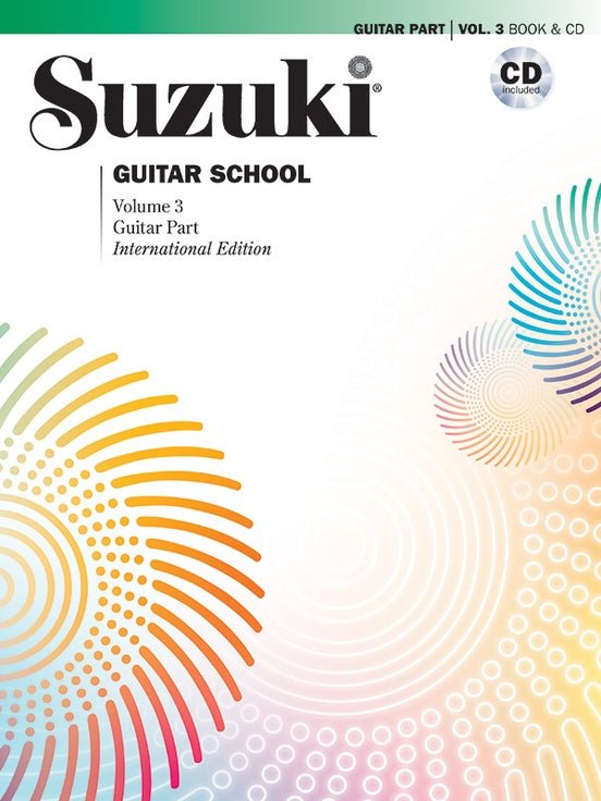 Suzuki Guitar School Guitar Part and CD - Volume 3 by Alfred Publishing