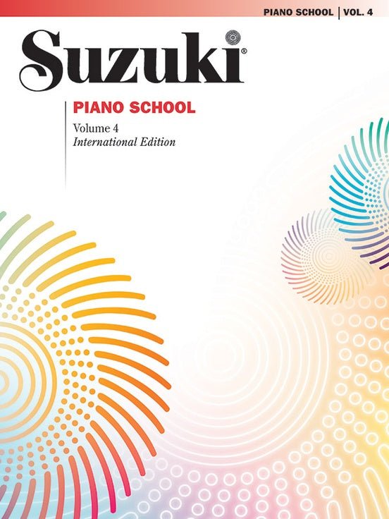 Suzuki Piano School International Edition Piano Book - Volume 4 by Alfred Publishing
