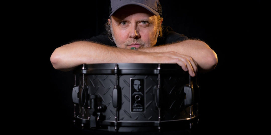 TAMA Lars Ulrich Signature Snare Limited Metallica “Black Album” 30th Anniversary Edition by Hoshino