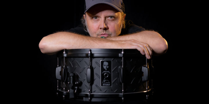 TAMA Lars Ulrich Signature Snare Limited Metallica “Black Album” 30th Anniversary Edition by Hoshino