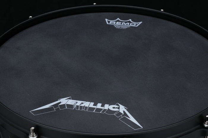 TAMA Lars Ulrich Signature Snare Limited Metallica “Black Album” 30th Anniversary Edition by Hoshino