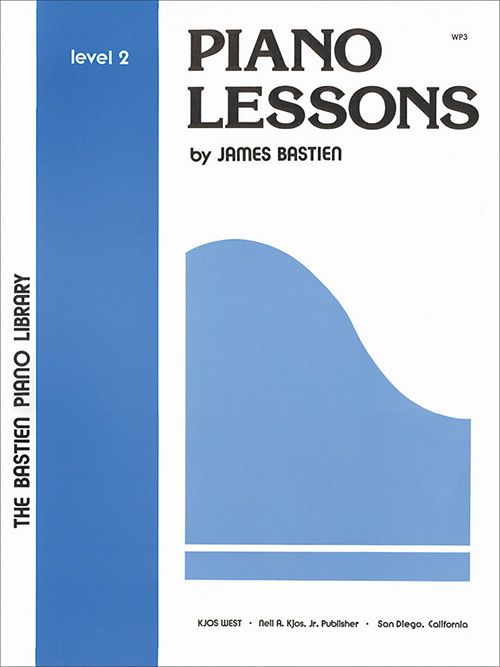 The Bastien Piano Library Piano Lessons Level 2 by Kjos