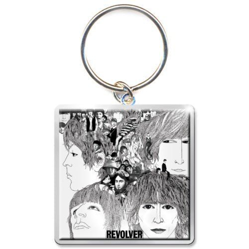 THE BEATLES KEYCHAIN: REVOLVER ALBUM (PHOTO - PRINT) by Rock Off Trade