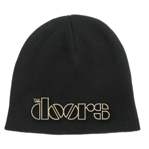 THE DOORS UNISEX BEANIE HAT: LOGO by Rock Off Trade
