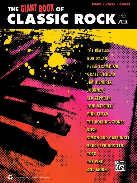 The Giant Book of Classic Rock Sheet Music - Piano/Vocal/Guitar by Alfred Publishing
