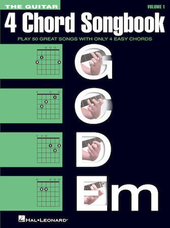 THE GUITAR 4 - CHORD SONGBOOK G - C - D - EM Melody/Lyrics/Chords by Hal Leonard