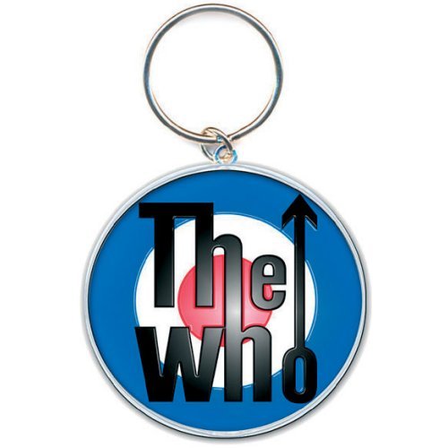 THE WHO KEYCHAIN: TARGET LOGO (ENAMEL IN - FILL) by Rock Off Trade