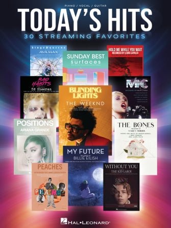 TODAY'S HITS 30 Streaming Favorites by Hal Leonard