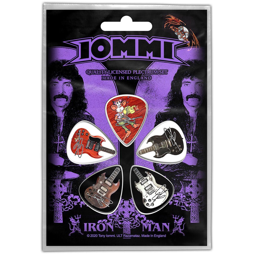 TONY IOMMI PLECTRUM PACK: IRON MAN by Rock Off Trade