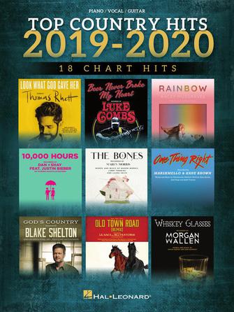 TOP COUNTRY HITS OF 2019 - 2020 Piano/Vocal/Guitar by Hal Leonard