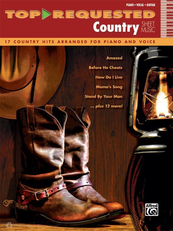Top - Requested Country Sheet Music by Alfred Publishing