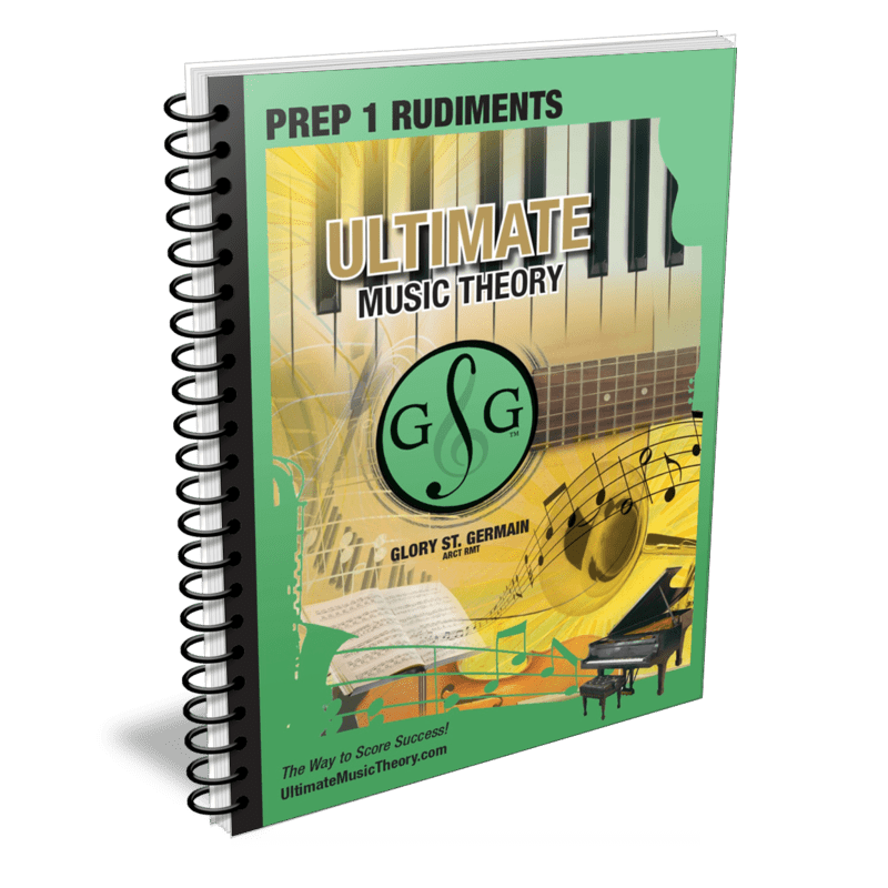 Ultimate Music Theory - Prep 1 Theory Workbook by Glory St. Germain