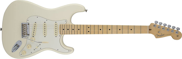 USED: 2009 Fender American Standard Stratocaster - Olympic White w/ Hard Shell Case by Faders Music Inc.