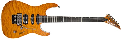 USED Jackson Pro Series Soloist SL3Q MAH, Ebony Fingerboard, Dark Amber by FMIC