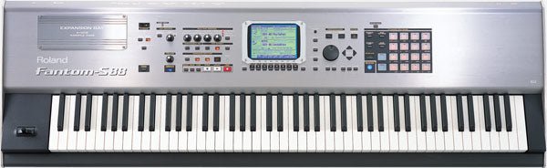 Used Roland Fantom - S88 88 - Key Sampling Workstation Keyboard by Used