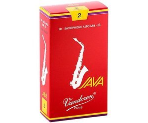 Vandoren Java "Filed Red Cut" Mib - Eb Alto Saxophone 10 Pack Reeds by Coast Music