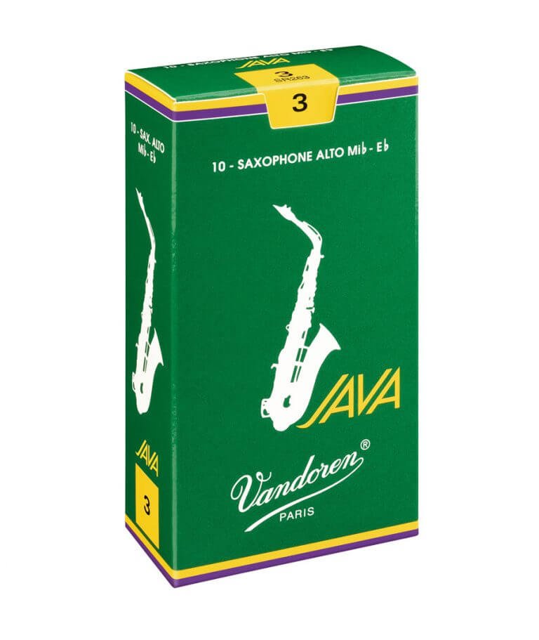 Vandoren Java Mib - Eb Alto Saxophone 10 Pack Reeds by Coast Music
