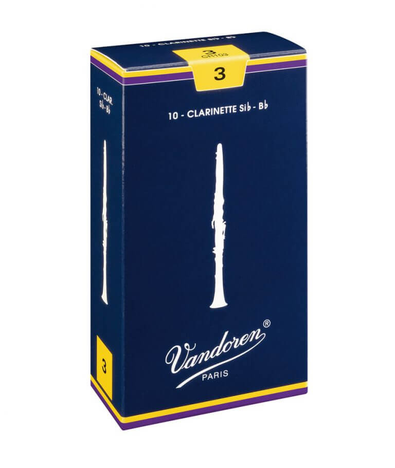 Vandoren Traditional Sib - Bb Clarinet 10 Pack Reeds by Coast Music