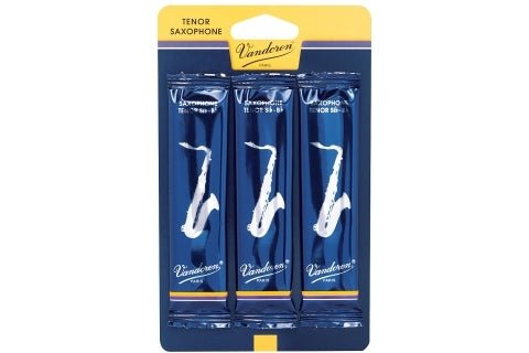 Vandoren Traditional Sib - Bb Tenor Saxophone 3 Pack by Coast Music