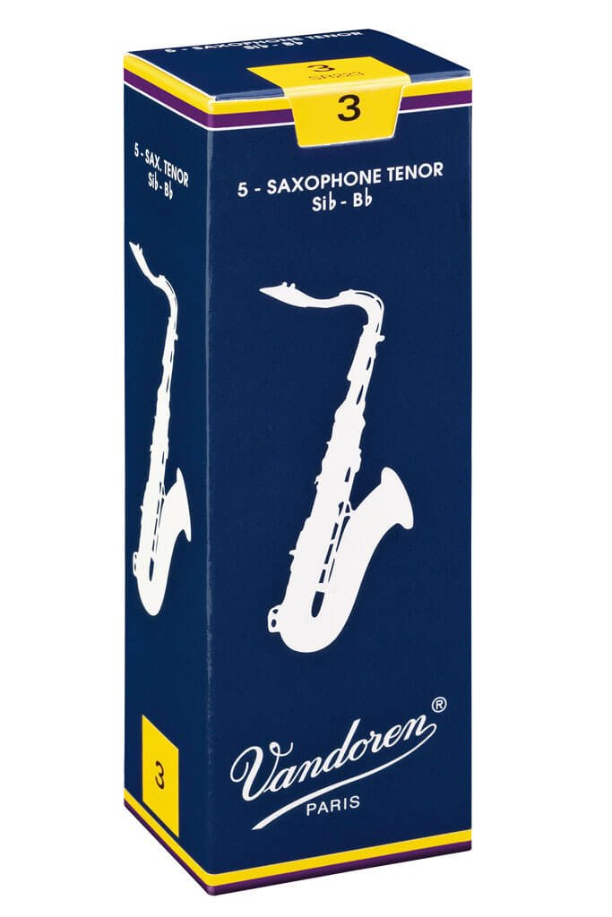 Vandoren Traditional Sib - Bb Tenor Saxophone 5 Pack by Coast Music