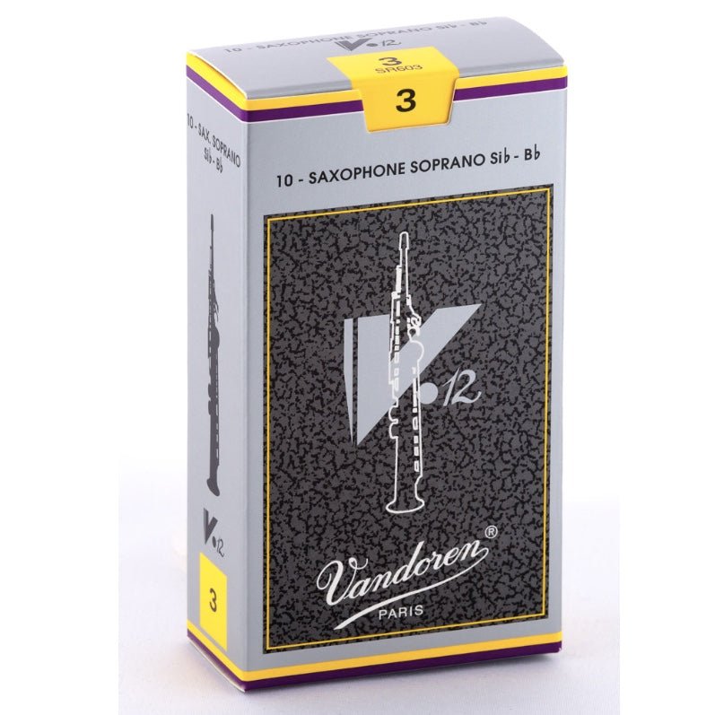 Vandoren V12 Soprano Saxophone Reeds by Coast Music