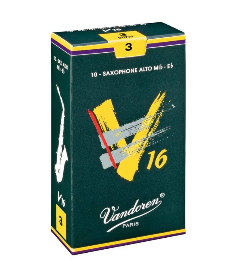 Vandoren V16 Mib - Eb Alto Saxophone 10 Pack Reeds by Coast Music