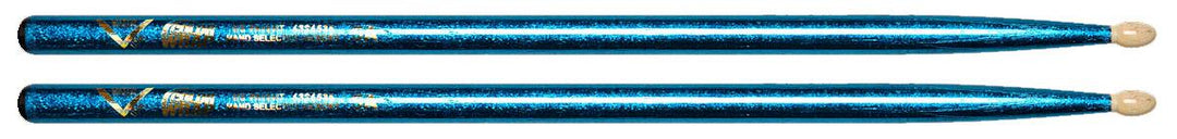 Vater Color Wrap 5A Blue Sparkle Sticks by Erikson Music