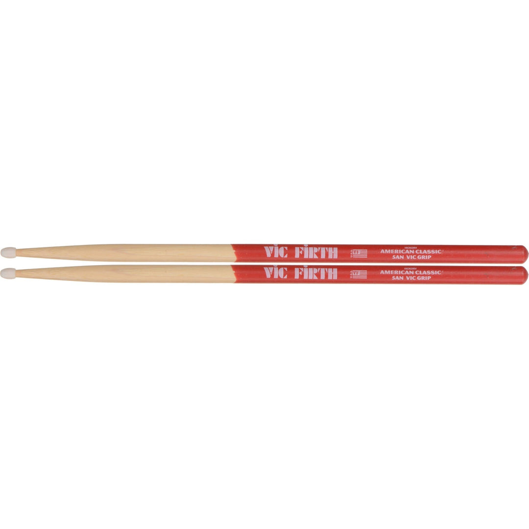 Vic Firth American Classic 5A Vic Grip Drumsticks by Coast Music