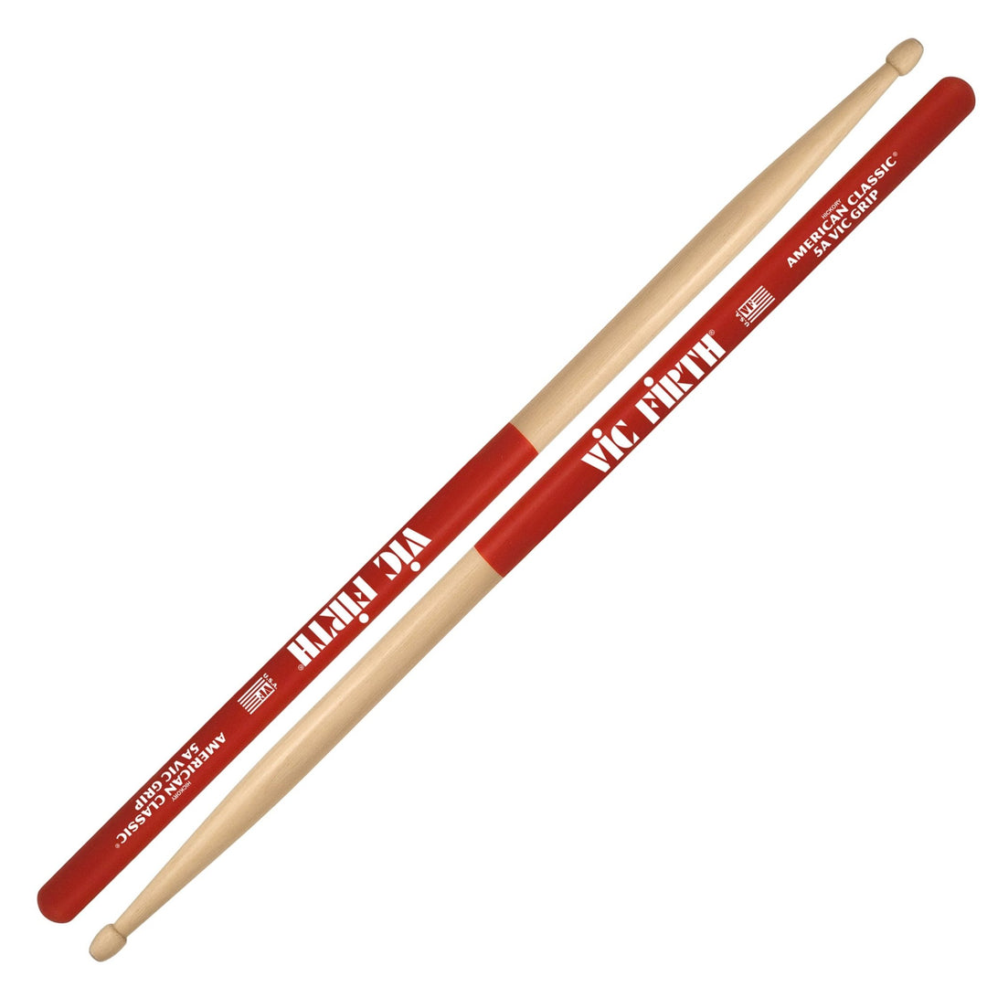 Vic Firth American Classic Vic Grip 5A Drumsticks by Coast Music