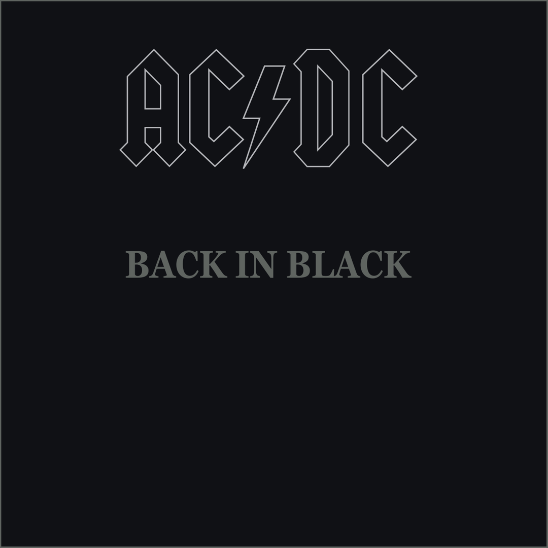 VINYL AC/DC Back in Black (180g) by FAB