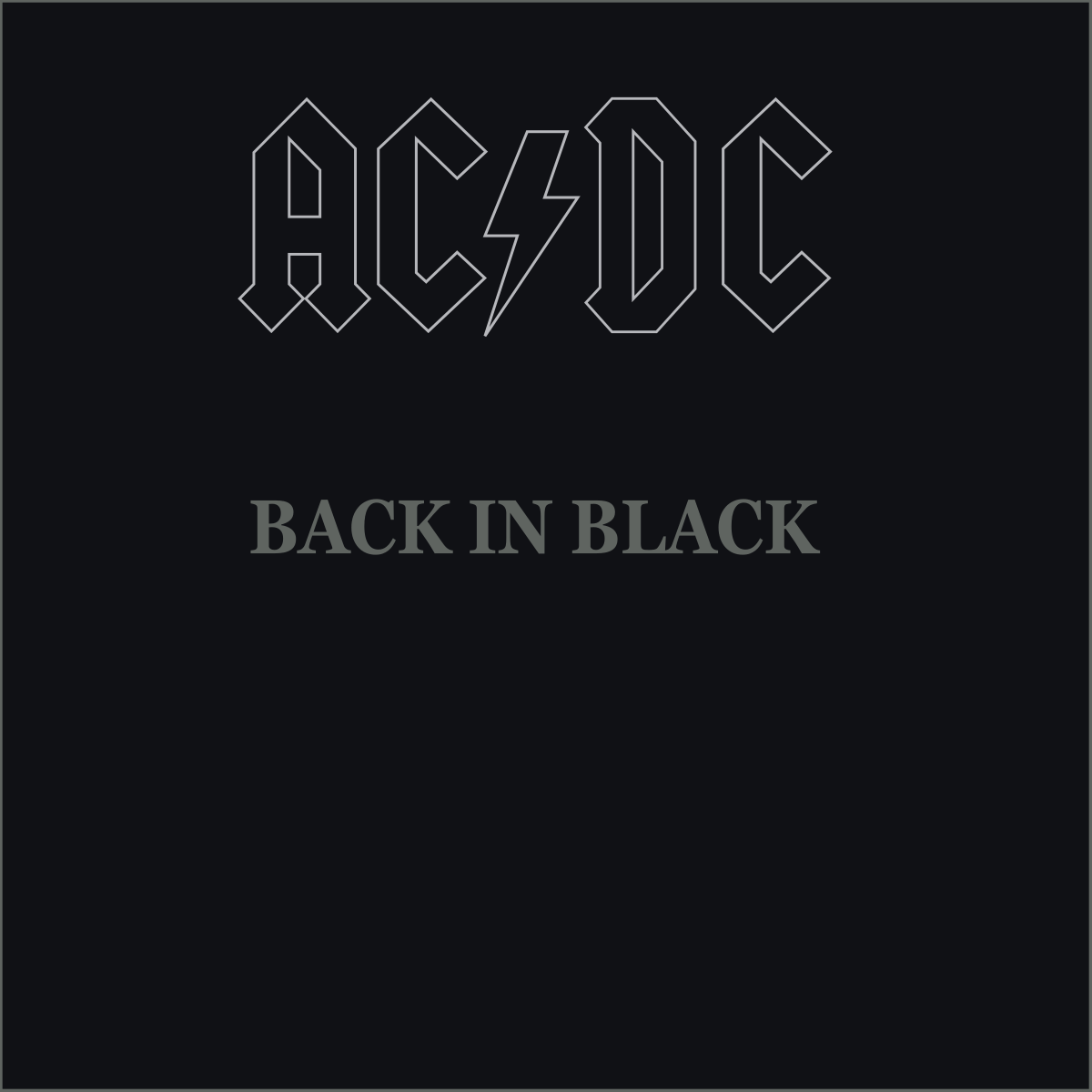 VINYL AC/DC Back in Black (180g) by FAB
