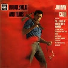 VINYL JOHNNY CASH BLOOD, SWEAT AND TEARS by FAB