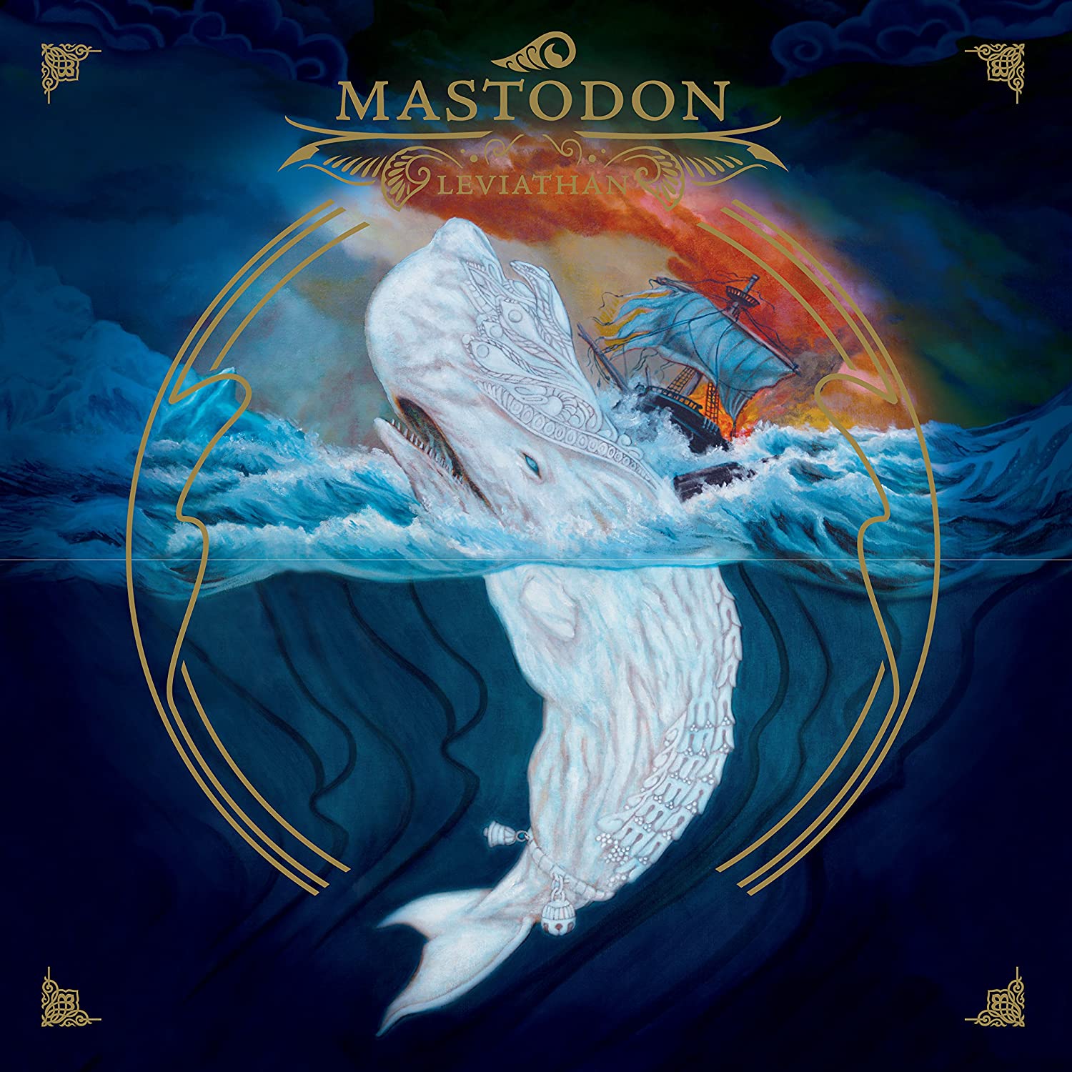 VINYL Mastodon Leviathan (Gold) by FAB