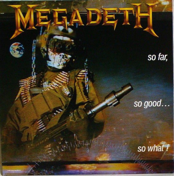 VINYL Megadeth So Far, So Good, So What by FAB