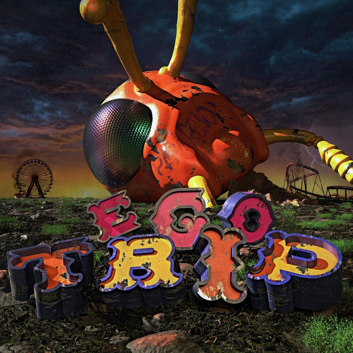 VINYL Papa Roach 2022BF Ego Trip (Colored/12" w/Bonus 7") by FAB