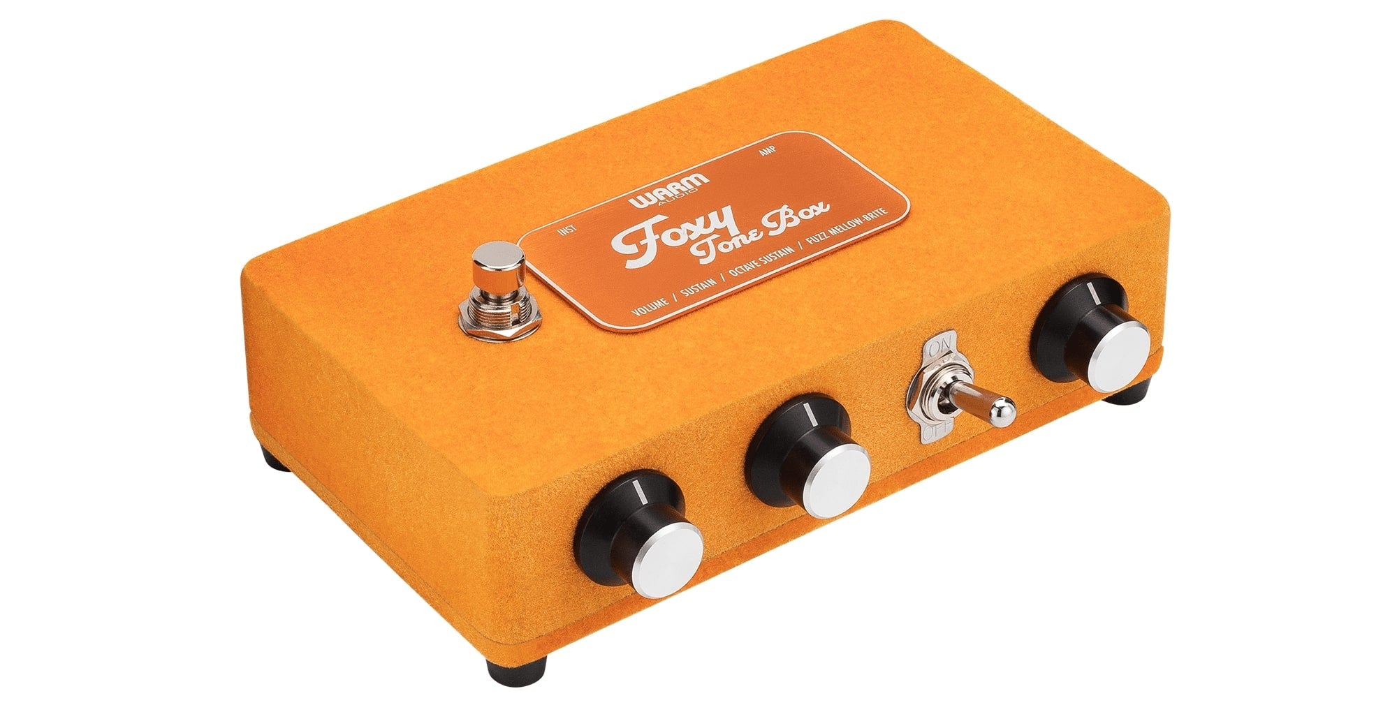 Warm Audio Foxy Tone Box Pedal For Fuzz Distortion + 9V Adapter by Erikson Audio