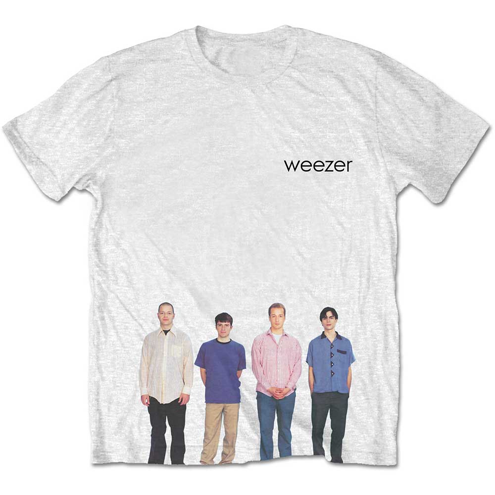 WEEZER UNISEX TEE: BLUE ALBUM by Rock Off Trade