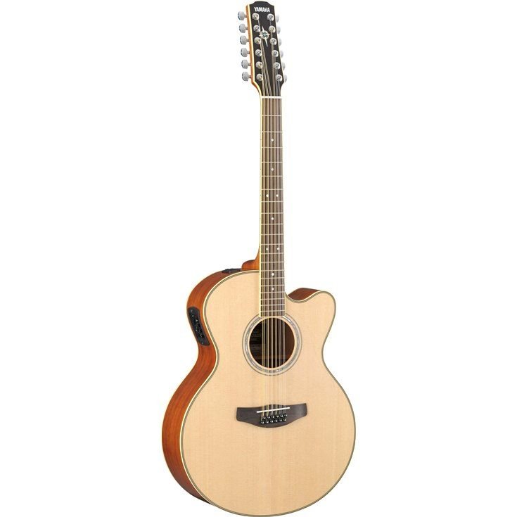 YAMAHA ELECTRIC ACOUSTIC GUITAR CPX700II - 12 NATURAL by Yamaha