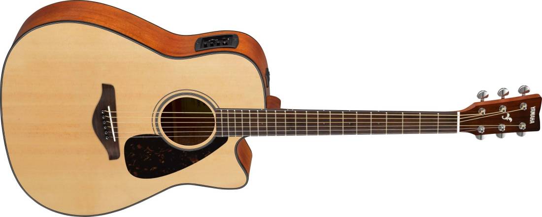 Yamaha FGX800C Acoustic/Electric Guitar with Solid Sitka Spruce Top by Yamaha