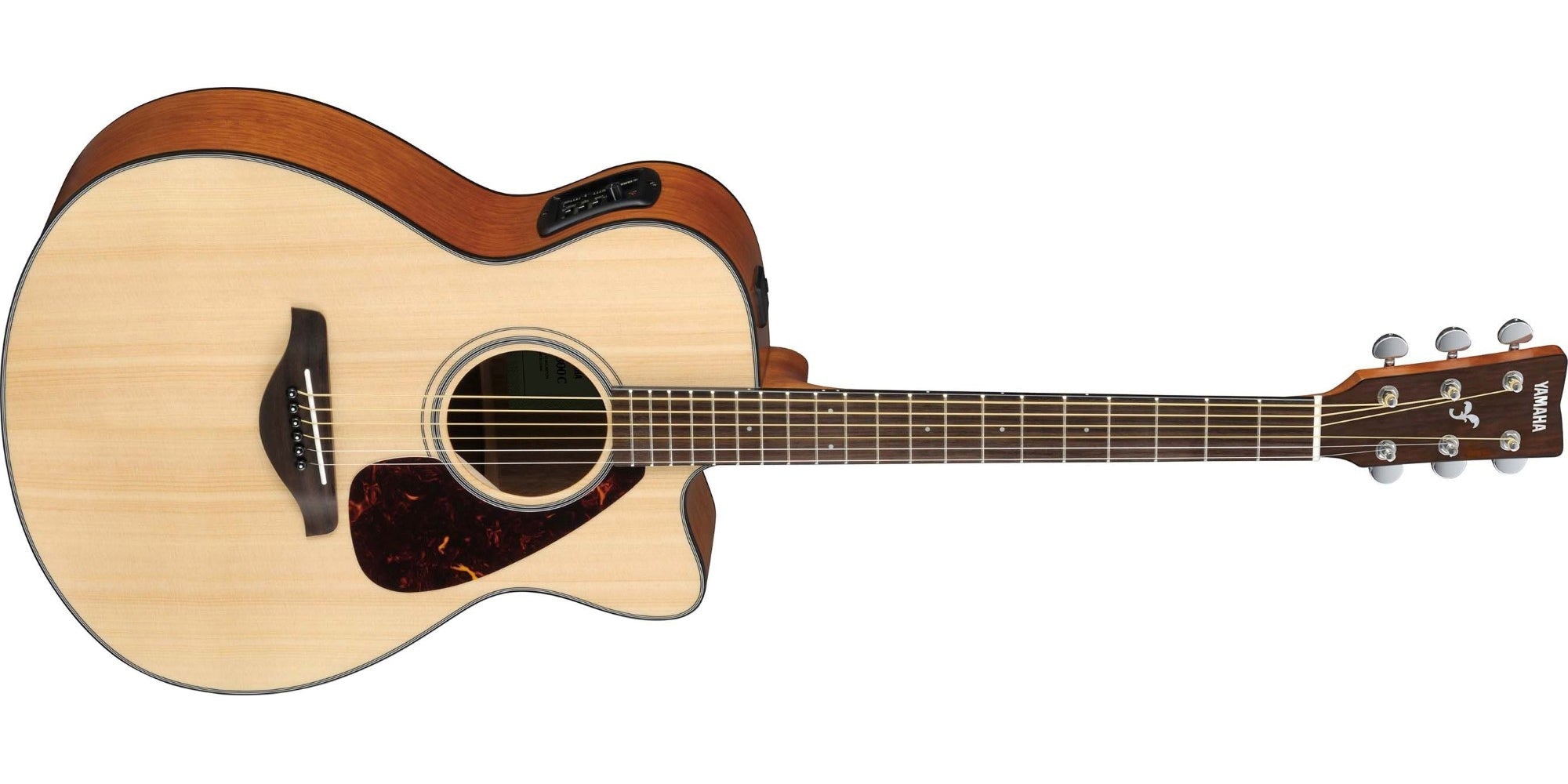 Yamaha FSX800C Small Body Acoustic - Electric Guitar - Natural by Yamaha