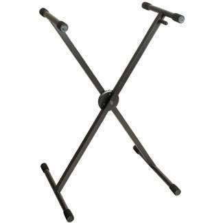 Yorkville Deluxe Single Braced X Keyboard Stand by Yorkville